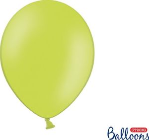 Party Deco Balony Strong, pastelowy żółto-zielony, 30 cm, 100 szt uniwersalny 1