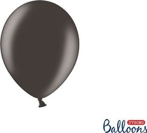 Party Deco Balony Strong, metallic czarny, 12 cm, 100 szt. uniwersalny 1