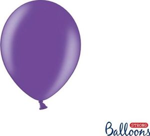 Party Deco Balony Strong, metallic fioletowy, 12 cm, 100 szt uniwersalny 1