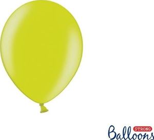 Party Deco Balony Strong, metallic zielono-żółty, 12 cm, 100 szt uniwersalny 1