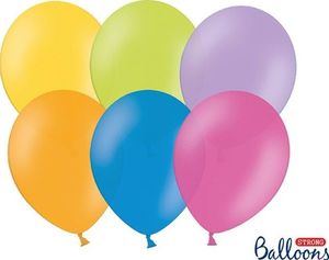 Party Deco Balony Strong, pastelowy mix, 12 cm, 100 szt uniwersalny 1