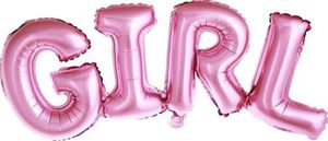 Party Deco Balon foliowy GIRL, różowy, 74x33 cm uniwersalny 1