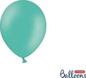 Party Deco Balony Strong, pastelowy akwamaryna, 12 cm, 100 szt uniwersalny 1