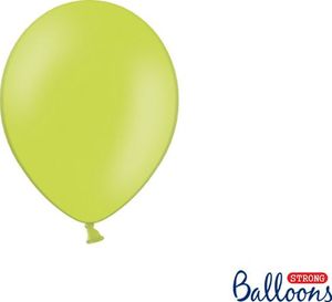 Party Deco Balony Strong, pastelowy żółto-zielony, 12 cm, 100 szt uniwersalny 1