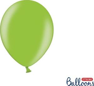 Party Deco Balony Strong, metallic soczysty zielony, 23 cm, 100 szt uniwersalny 1