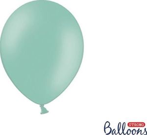Party Deco Balony Strong, pastelowy miętowa zieleń, 23 cm, 100 szt uniwersalny 1