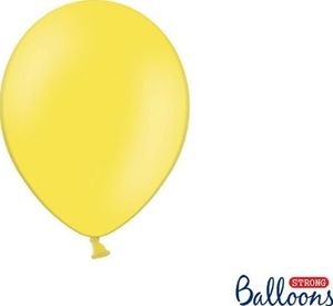 Party Deco Balony Strong, pastelowy soczysty żółty, 23 cm, 100 szt uniwersalny 1