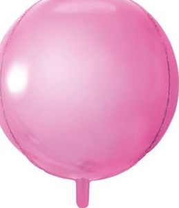 Party Deco Balon foliowy kula jasny różowy, 40cm uniwersalny 1