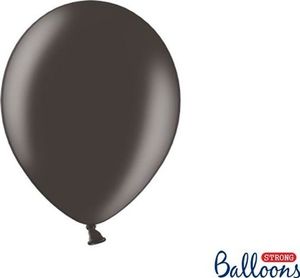 Party Deco Balony Strong, metallic czarny, 27 cm, 100 szt. uniwersalny 1