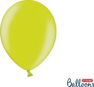 Party Deco Balony Strong, metallic zielono-żółty, 27 cm, 100 szt uniwersalny 1