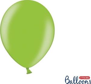 Party Deco Balony Strong, metallic soczysty zielony, 27 cm, 100 szt uniwersalny 1