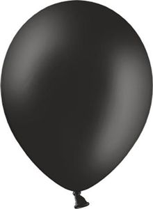 Party Deco Balony lateksowe, pastelowe, czarne, 30 cm, 100 szt. uniwersalny 1