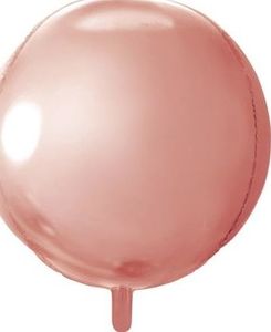 Party Deco Balon foliowy kula różowe złoto, 40cm uniwersalny 1