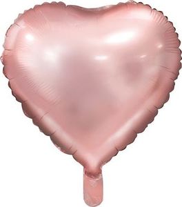 Party Deco Balon foliowy Serce, różowe złoto, 45cm uniwersalny 1