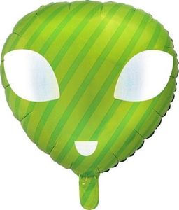 Party Deco Balon foliowy UFO, zielony, 47x48cm uniwersalny 1