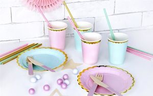 Party Deco talerzyki Yummy, jasny róż, 18 cm, 6 sztuk uniwersalny (33392) 3