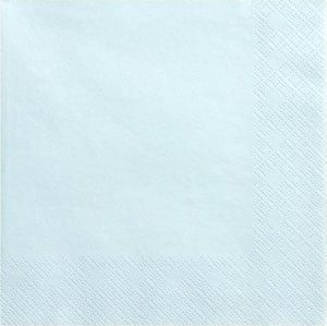Party Deco Serwetki papierowe, jasny błękit, 33x33 cm., 20 szt. uniwersalny 1