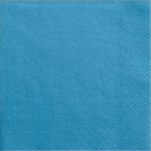 Party Deco Serwetki papierowe, niebieskie, 33x33 cm., 20 szt. uniwersalny 1