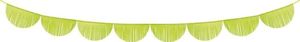 Party Deco Girlanda bibułowa, frędzle, zielone jabłuszko 3 m. uniwersalny 1