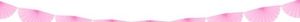 Girlanda bibułowa Rozety, jasny różowy, 3m uniwersalny 1