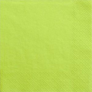 Party Deco Serwetki papierowe, zielone jabłuszko, 33x33 cm., 20 szt. uniwersalny 1