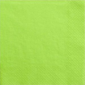 Party Deco Serwetki papierowe, jasna zieleń, 33x33 cm., 20 szt. uniwersalny 1