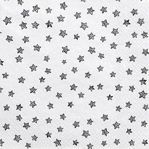 Party Deco Serwetki papierowe, czarne kropki, 33x33 cm., 20 szt. uniwersalny 1