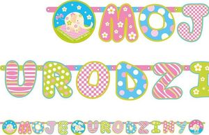 Party Deco Baner urodzinowy, Moje urodziny, 13x186 cm uniwersalny 3