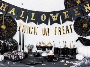 Party Deco Baner dekoracyjny Halloween, czarny 20x175cm uniwersalny 1