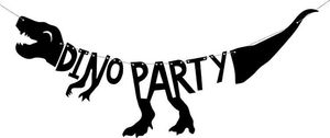 Party Deco Baner Dinozaury - Dino Party, 20x90 cm uniwersalny 1