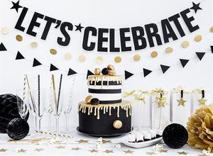 Party Deco Słomki papierowe do picia w paski, złote, 19,5cm, 10 szt. uniwersalny 4