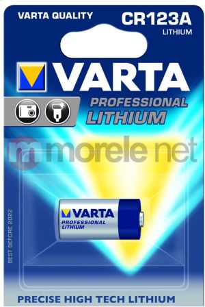 Varta Bateria Professional Lithium CR123 1600mAh 1 szt. 1