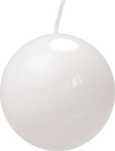 Party Deco Świeca kula, lakierowana, biała, 6 cm, 10 szt. uniwersalny 1