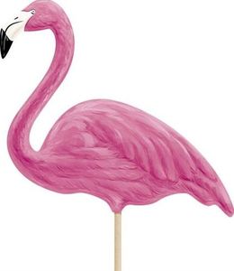 Party Deco Toppery Aloha - Flamingi, różowe, 15-23,5 cm, 6 szt. uniwersalny 1