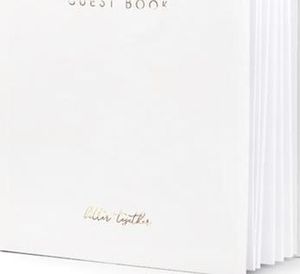 Party Deco Księga gości, biała ze złotym napisem Guest Book better together, 20x24,5 cm, 22 kartki uniwersalny 1