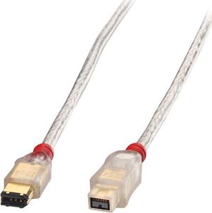 Lindy Firewire 9-pin - Firewire 6-pin, 4.5m, Biały (JAB-467966) 1