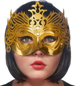 Party Deco Maska imprezowa, ornament, złota uniwersalny 1
