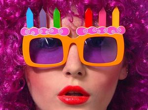 Party Deco Okulary imprezowe, torciki, kolorowe uniwersalny 1