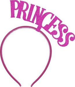 Party Deco Opaska Princess, różowa uniwersalny 1