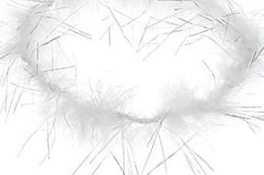 Party Deco Opaska dekoracyjna na włosy z aureolą, biały uniwersalny 1