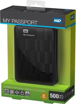 Dysk zewnętrzny HDD WD My Passport 500GB Czarny (WDBKXH5000ABK+WDBABK0000NBK) 5