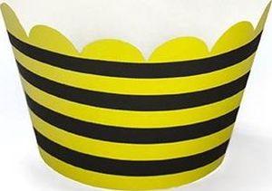 Party Deco Papilotki na muffinki, Pszczółki, mix, 5x 7,5x5cm, 6 szt. uniwersalny 3