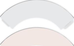 Party Deco Papilotki na muffinki, szaro-różowe 4,8x7,6x4,6cm, 6 szt. uniwersalny 2