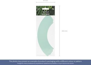 Party Deco Papilotki na muffinki Aloha, 4,8x7,6x4,6cm, 6 szt. uniwersalny 3