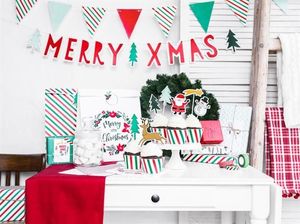 Papilotki na muffinki świąteczne Merry Xmas, 6 szt. uniwersalny 4