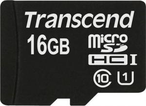 Karta Transcend Premium MicroSDHC 16 GB Class 10 UHS-I/U1  (TS16GUSDCU1) 1