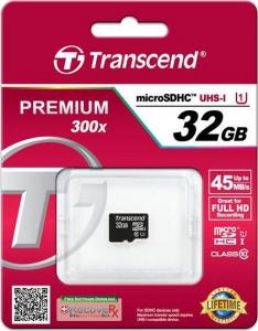 Karta Transcend Premium MicroSDHC 32 GB Class 10 UHS-I/U1  (TS32GUSDCU1) 2