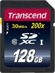 Karta Transcend 200x SDXC 128 GB Class 10  (TS128GSDXC10) 1
