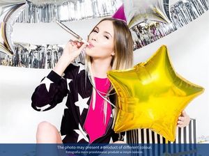 Party Deco Gwizdki imprezowe, srebrne, 6 szt. uniwersalny 2