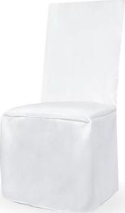 Party Deco Pokrowiec na krzesło matowy, biały uniwersalny 1
